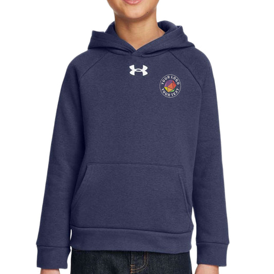 Under Armour Custom Embroidered Youth Rival Fleece Hooded Sweatshirt - 1379792