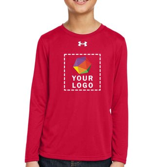 Under Armour Custom Printed Youth Tech™ Team Long Sleeve T-Shirt - 1377488
