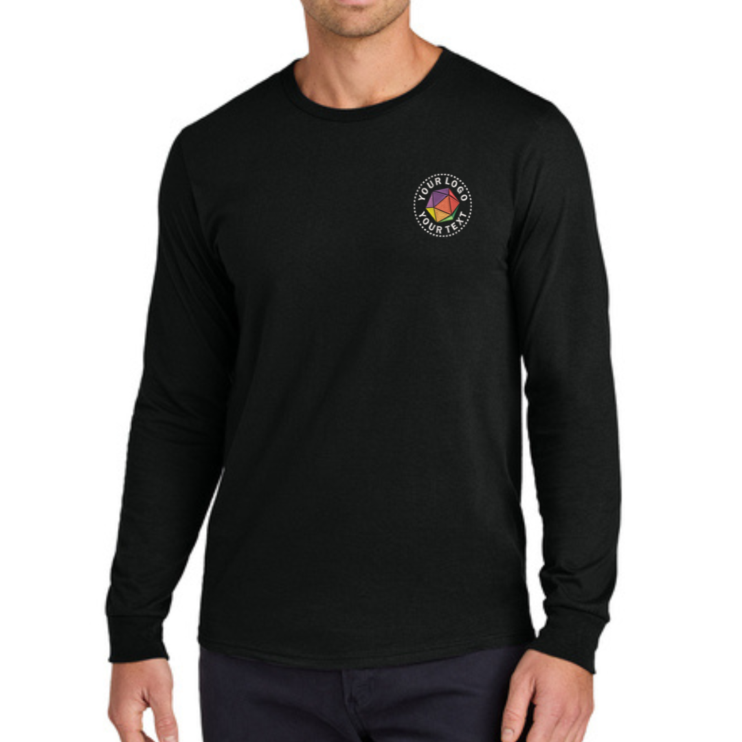 Jerzees Classics® Unisex Custom Embroidered Cotton Long Sleeve T-Shirt - 363L