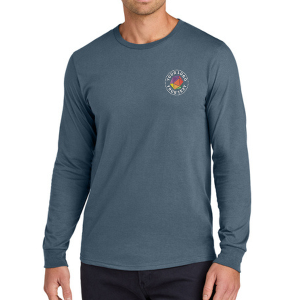 Jerzees Classics® Unisex Custom Embroidered Cotton Long Sleeve T-Shirt - 363L