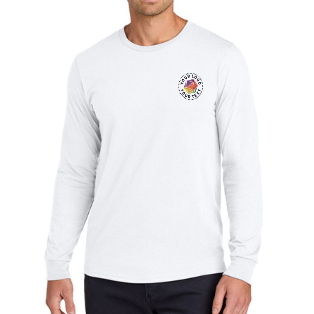 Jerzees Classics® Unisex Custom Embroidered Cotton Long Sleeve T-Shirt - 363L