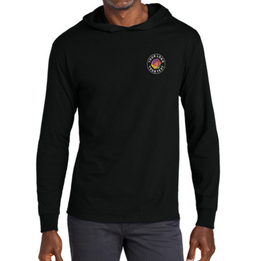Jerzees Classics™ Unisex Cotton Long Sleeve Hooded T-Shirt