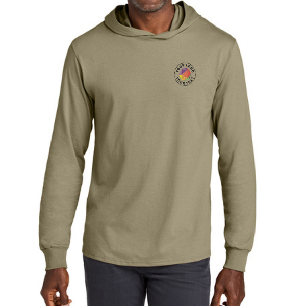 Jerzees Classics™ Unisex Cotton Long Sleeve Hooded T-Shirt