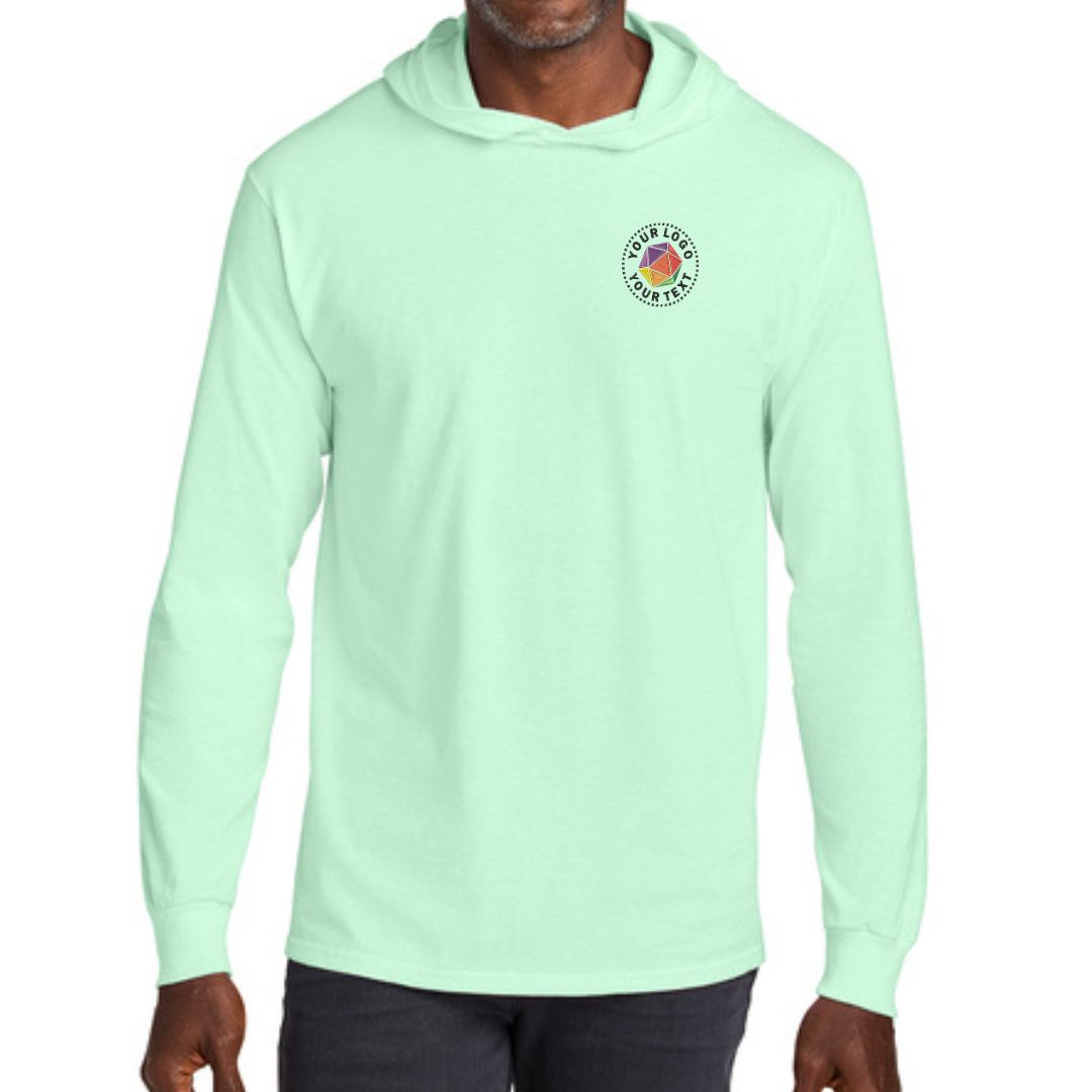 Jerzees Classics™ Unisex Cotton Long Sleeve Hooded T-Shirt