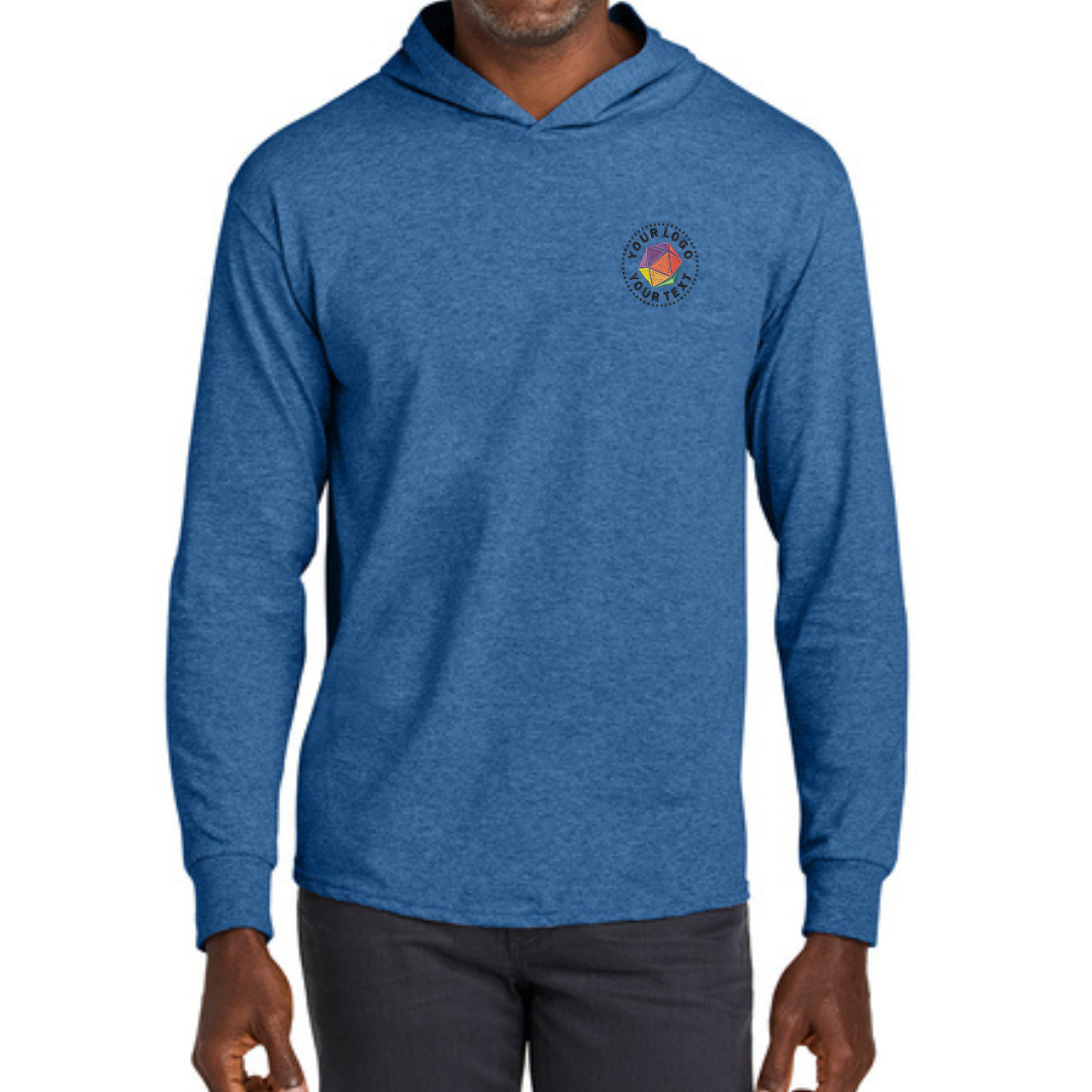 Jerzees Classics™ Unisex Cotton Long Sleeve Hooded T-Shirt