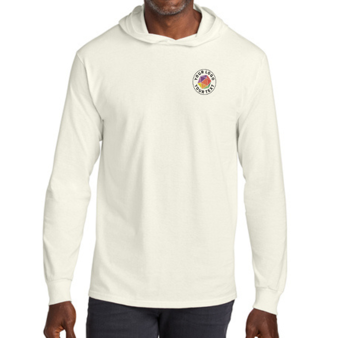 Jerzees Classics™ Unisex Cotton Long Sleeve Hooded T-Shirt