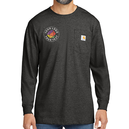 Carhartt® Custom Embroidered Workwear Pocket Long Sleeve T-Shirt - CTK126