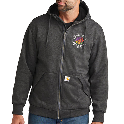 Carhartt® Custom Embroidered Midweight Thermal-Lined Full-Zip Sweatshirt - CT104078