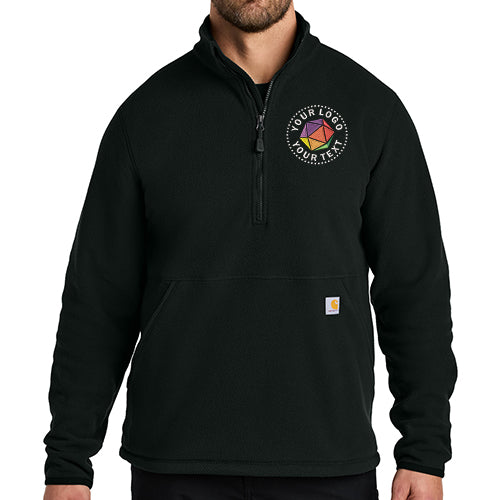 Carhartt® Custom Embroidered Textured 1/2-Zip Fleece Jacket - CT106417