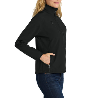 Port Authority® Custom Embroidered Women's Textured Soft Shell Jacket - L705