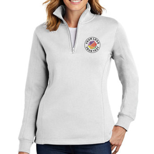 Sport-Tek® Custom Embroidered Women's 1/4-Zip Sweatshirt - LST253