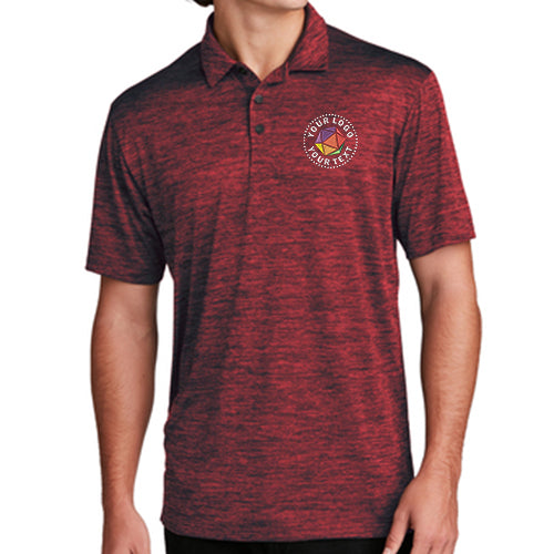 Sport-Tek® PosiCharge® Custom Embroidered Electric Heather Polo - ST590