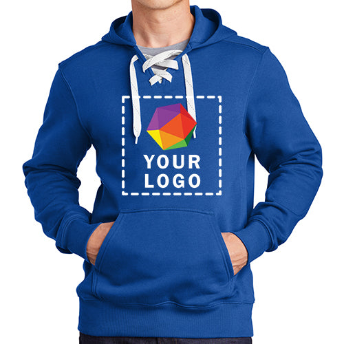 Sport-Tek® Custom Printed Lace Up Pullover Hooded Sweatshirt - ST271