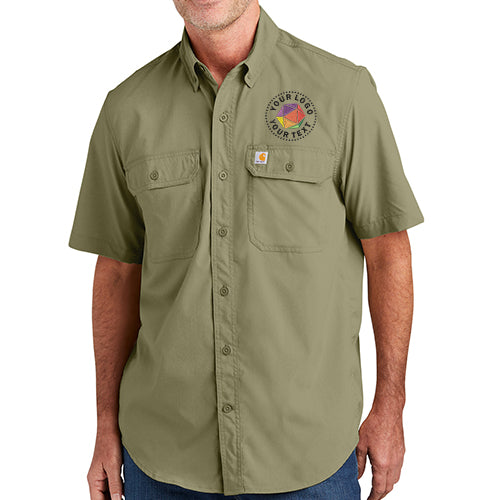 Carhartt Force® Custom Embroidered Solid Short Sleeve Shirt - CT105292