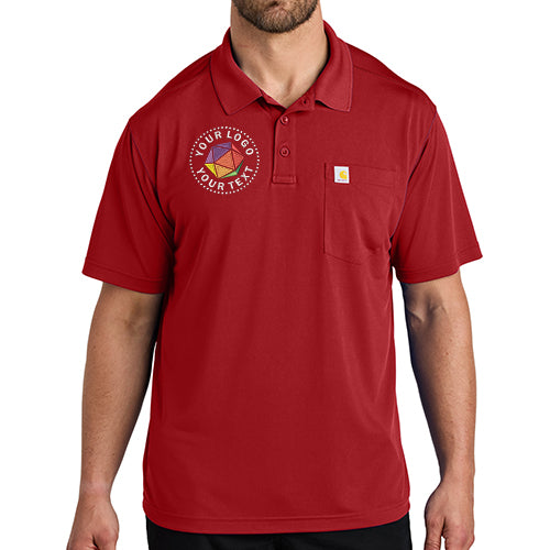 Carhartt Force® Custom Embroidered Snag-Resistant Pocket Polo - CT106880