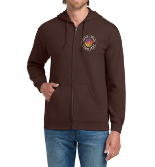 Gildan® Custom Embroidered Heavy Blend™ Full-Zip Hooded Sweatshirt - 18600