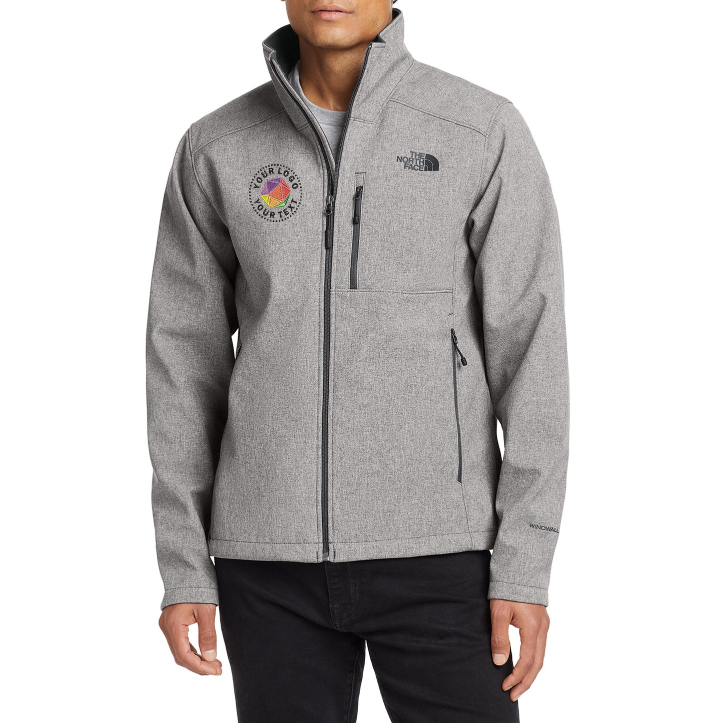 The North Face® Apex Barrier Custom Embroidered Soft Shell Jacket - NF0A3LGT