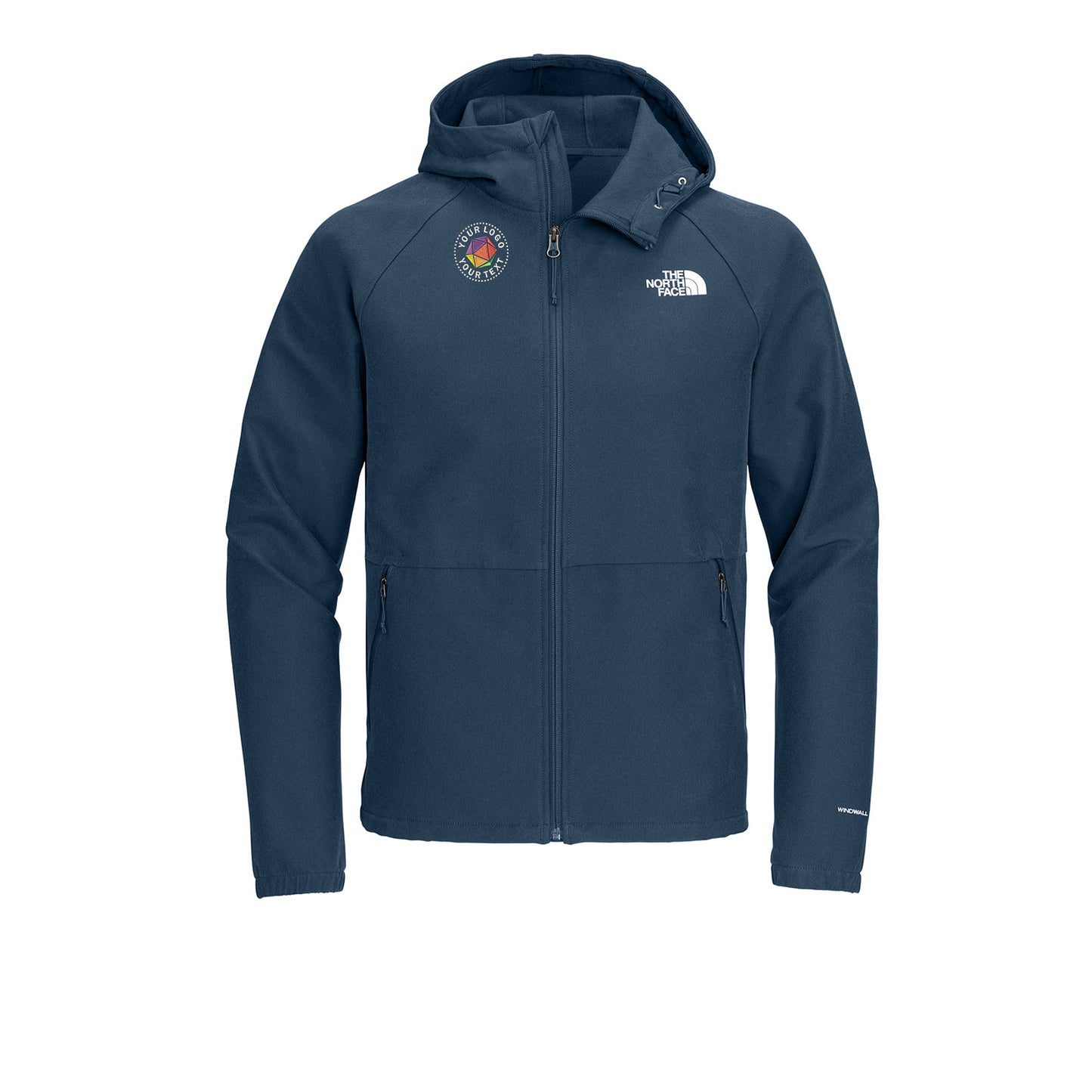 The North Face® Custom Embroidered Barr Lake Hooded Soft Shell Jacket - NF0A8BUF