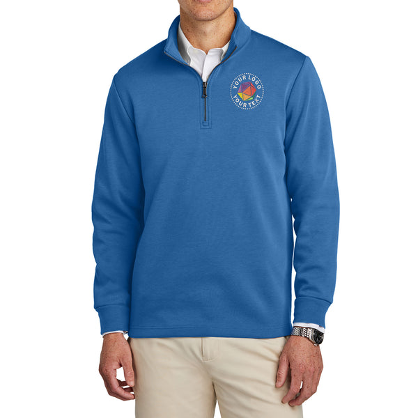 Brooks Brothers® Custom Embroidered Double-Knit 1/4-Zip - BB18206