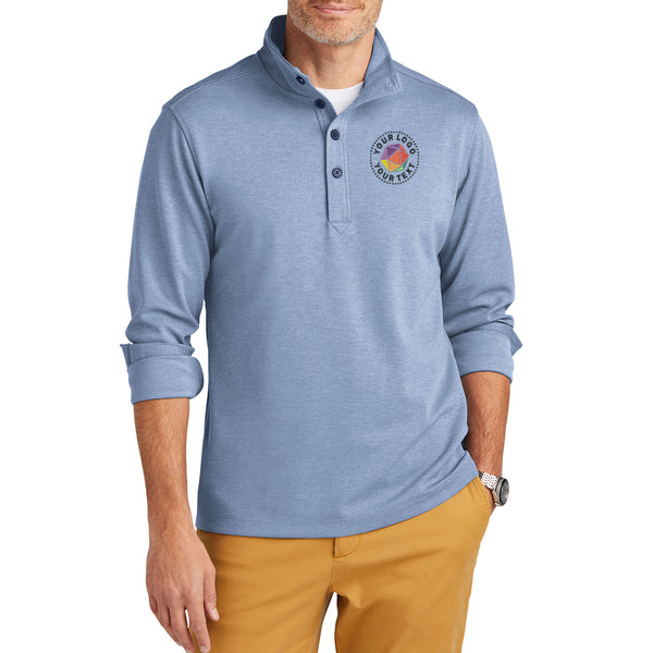 Brooks Brothers® Custom Embroidered Mid-Layer Stretch 1/2-Button - BB18202