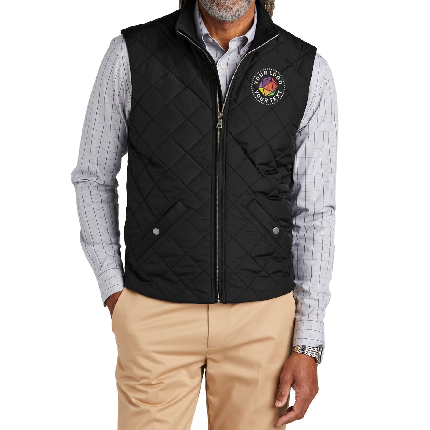 Brooks Brothers® Custom Embroidered Quilted Vest - BB18602