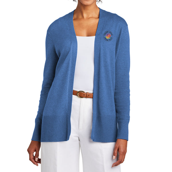 Brooks Brothers® Custom Embroidered Women’s Cotton Stretch Long Cardigan Sweater - BB18403