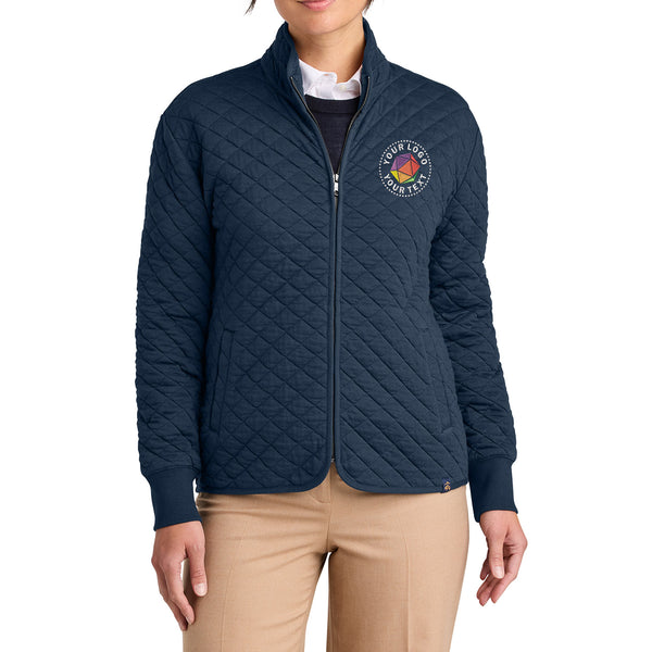Brooks Brothers® Custom Embroidered Women’s Diamond Quilt Full-Zip - BB18213