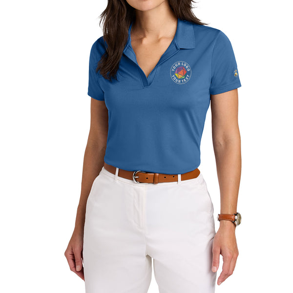 Brooks Brothers® Custom Embroidered Women’s Mesh Pique Performance Polo - BB18221