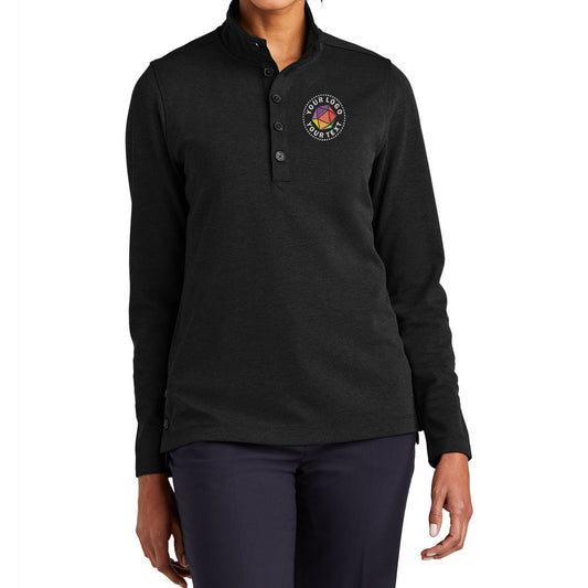 Brooks Brothers® Custom Embroidered Women’s Mid-Layer Stretch 1/2-Button - BB18203