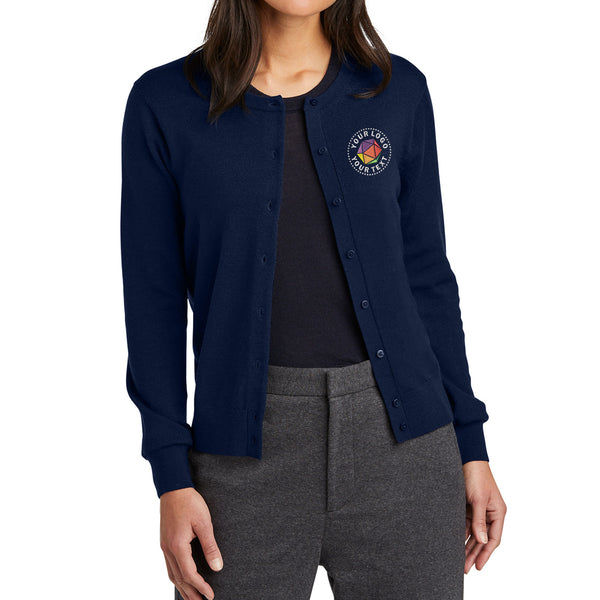 Brooks Brothers® Custom Embroidered Women’s Washable Merino Cardigan Sweater - BB18413