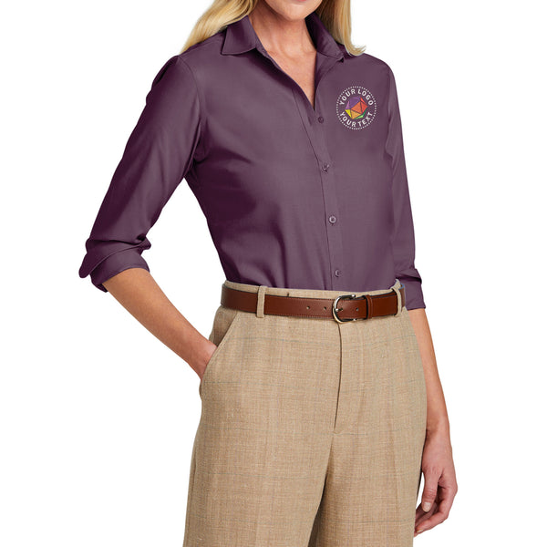 Brooks Brothers® Custom Embroidered Women’s Wrinkle-Free Stretch Nailhead Shirt - BB18003