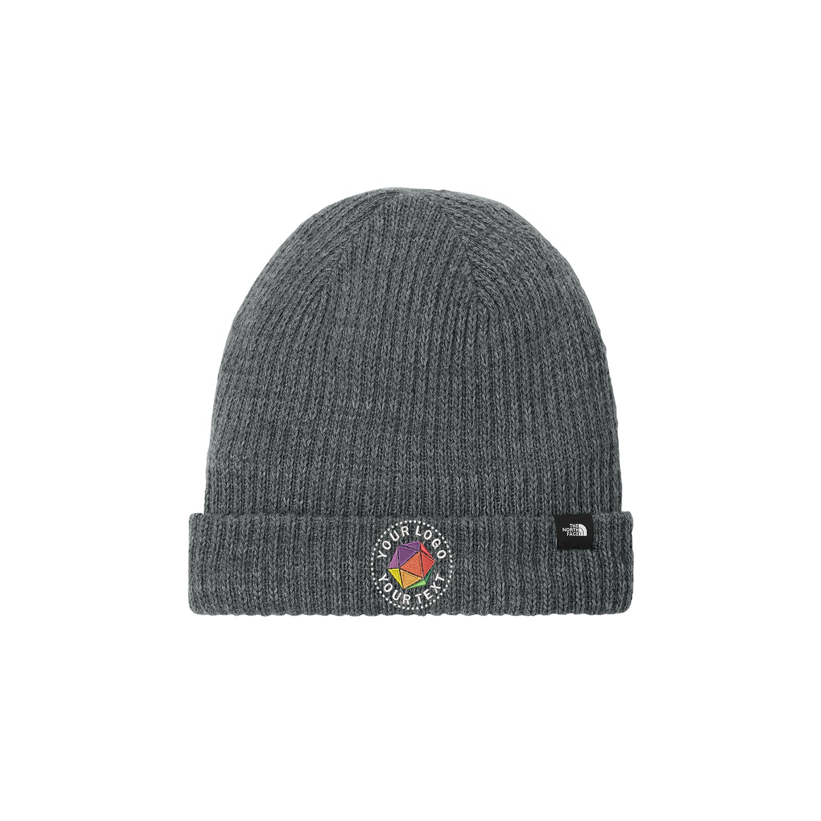 The North Face® Custom Embroidered Circular Rib Beanie - NF0A7RGH