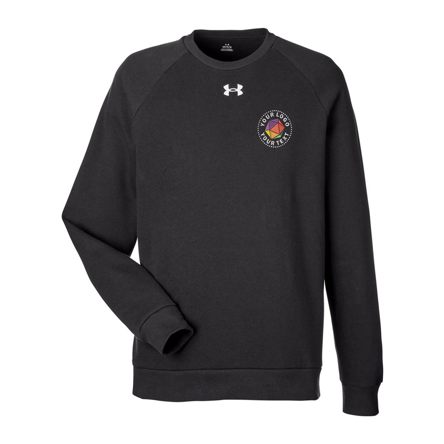 Under Armour Custom Embroidered Men's Rival Fleece Crewneck Sweatshirt - 1379755