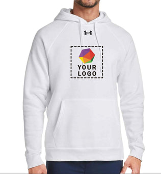 Under Armour Custom Printed Men's Rival Fleece Hooded Sweatshirt - 1379757