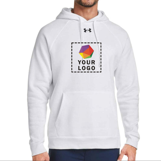 Under Armour Custom Printed Men's Rival Fleece Hooded Sweatshirt - 1379757