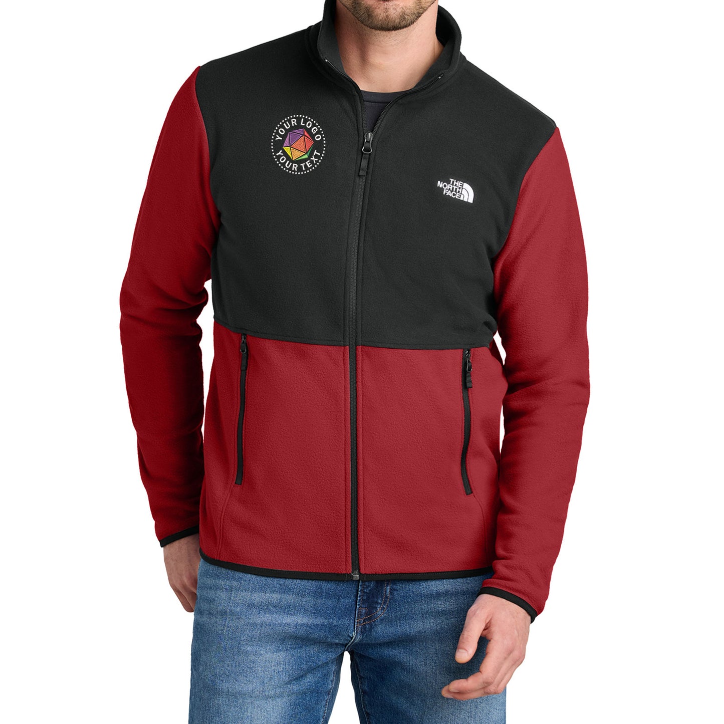 The North Face® Custom Embroidered Glacier Full-Zip Fleece Jacket - NF0A7V4J