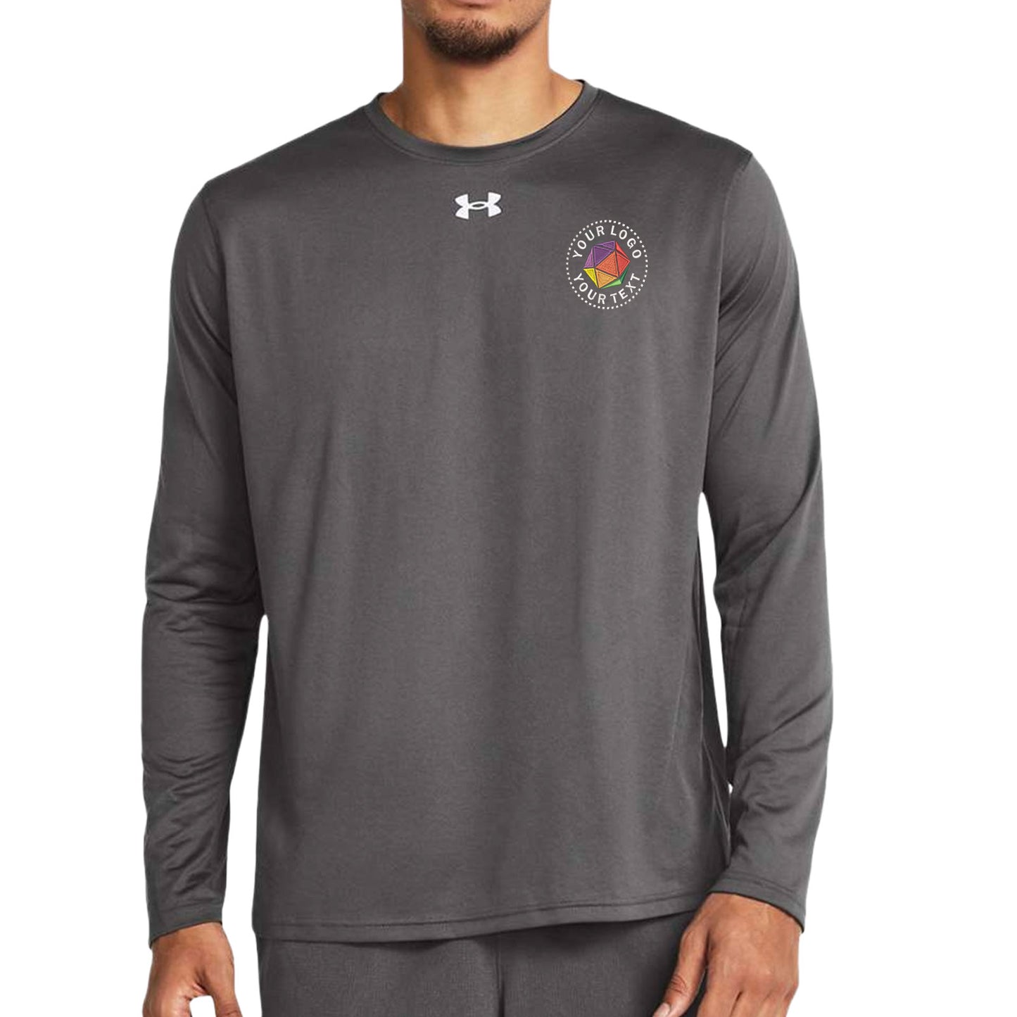 Under Armour Custom Embroidered Men's Team Tech™ Long Sleeve T-Shirt - 1376843
