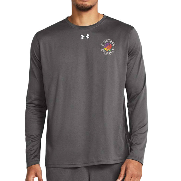 Under Armour Custom Embroidered Men's Team Tech™ Long Sleeve T-Shirt - 1376843