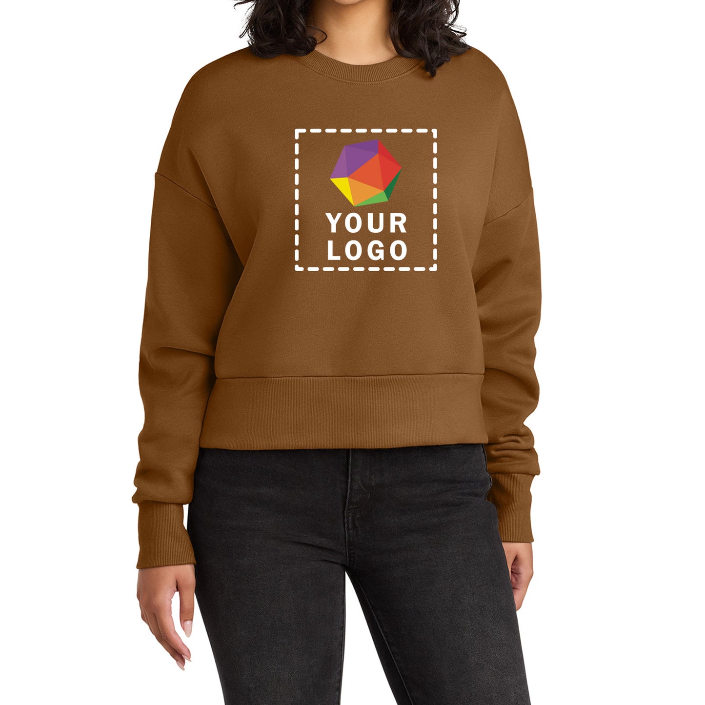 Next Level Apparel® Custom Printed Women’s Heavyweight Sweatshirt - NL9087
