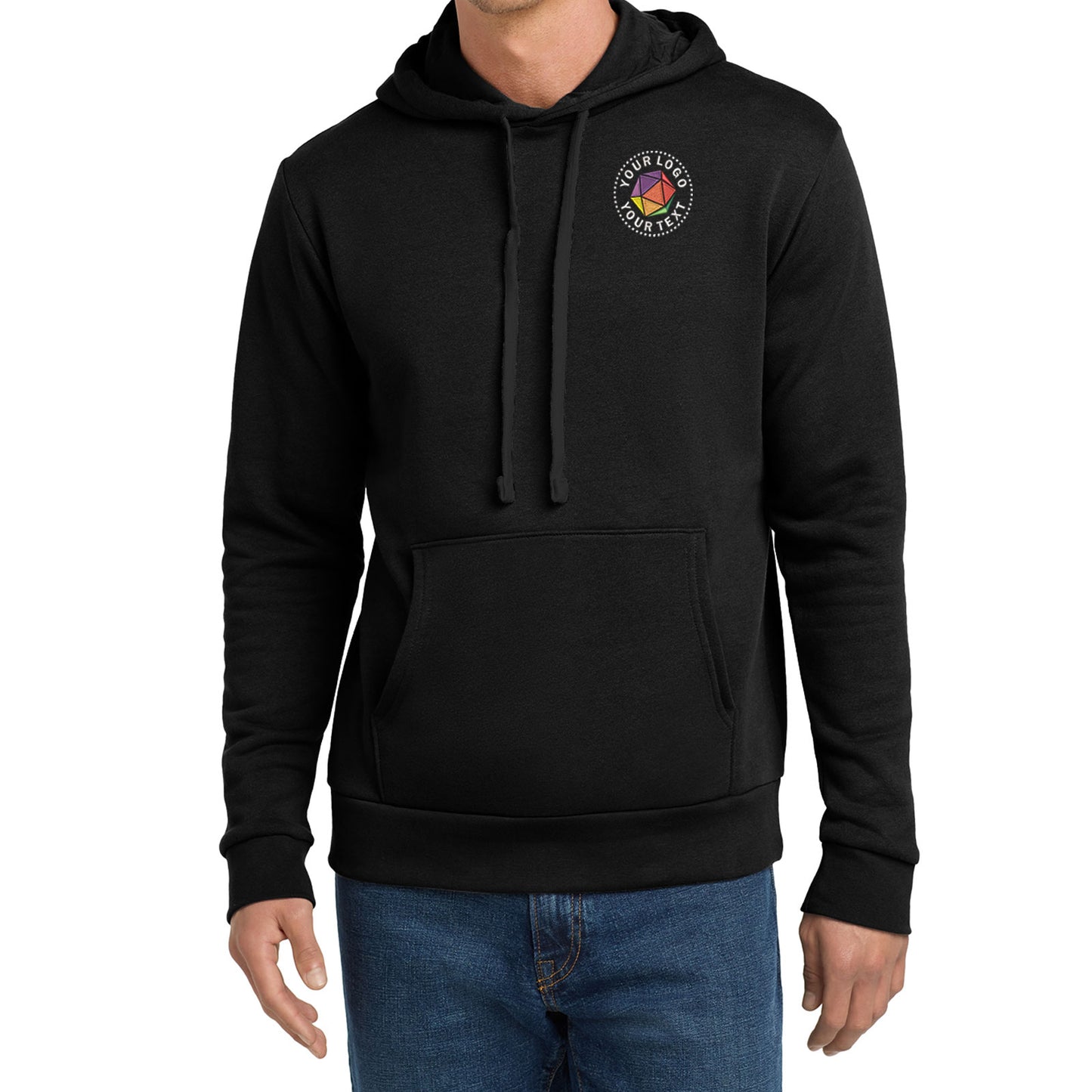 Next Level Apparel® Custom Embroidered Adult Santa Barbara Pullover Hoodie - NL9303