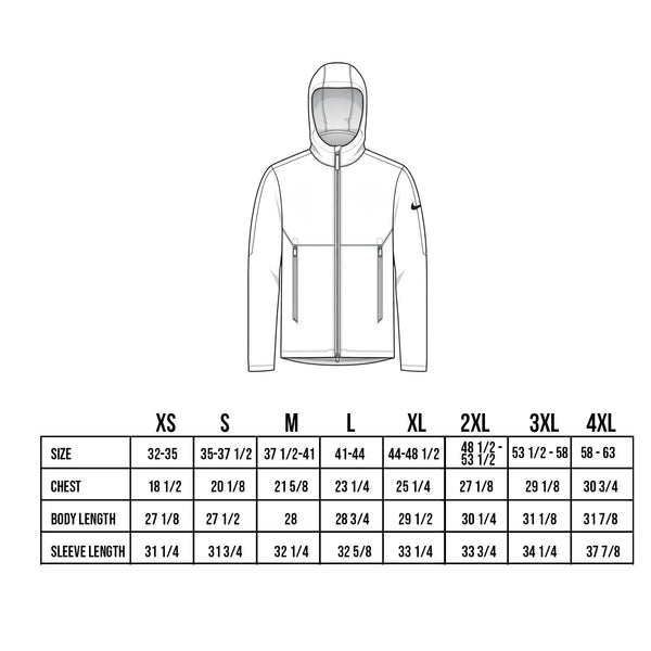 Nike Custom Embroidered Hooded Soft Shell Jacket - NKDR1543