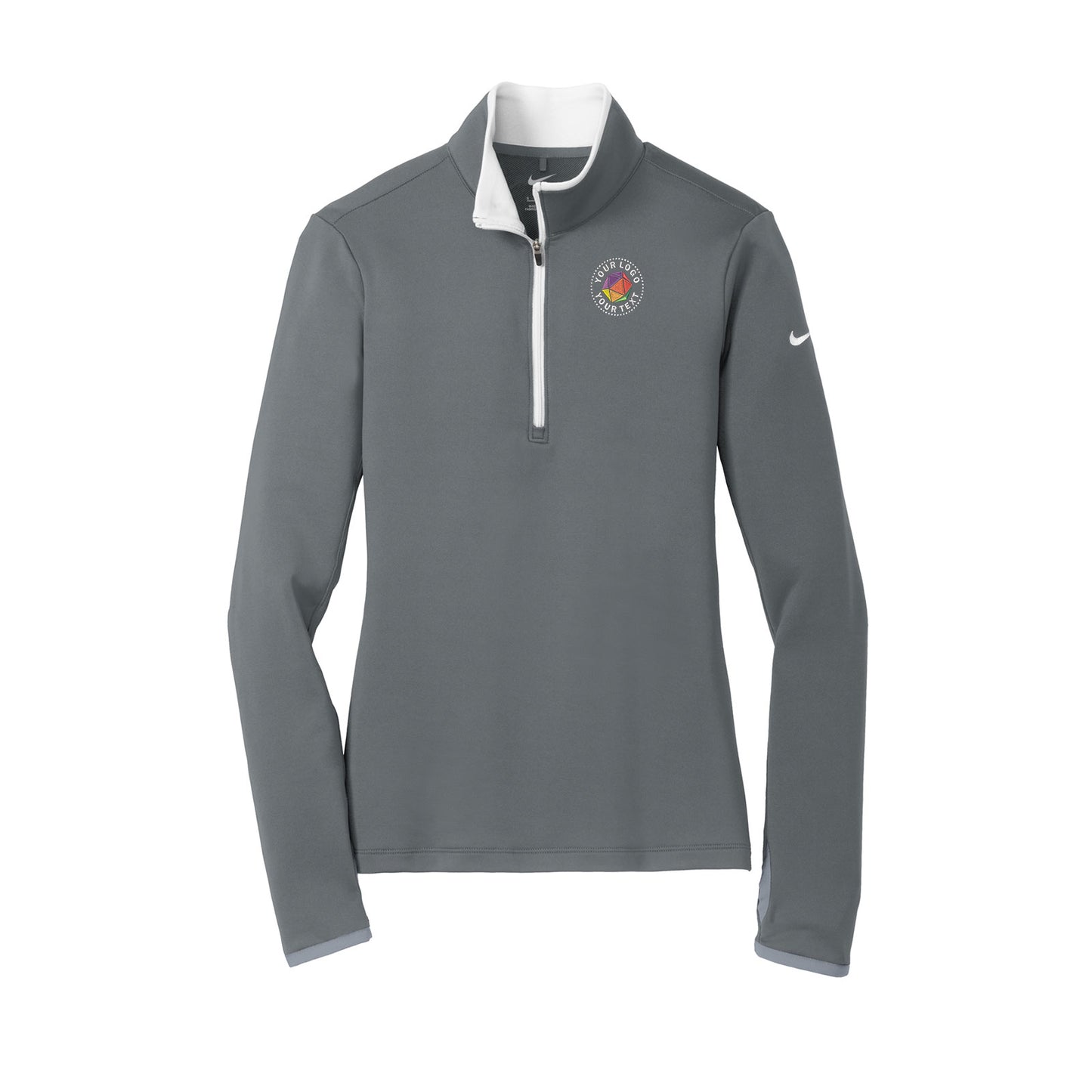 Nike Custom Embroidered Women's Dri-FIT Stretch 1/2-Zip Cover-Up - 779796