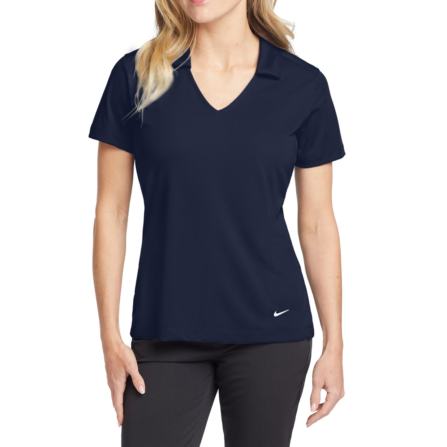 Nike Women's Custom Embroidered Dri-FIT Vertical Mesh Polo - 637165