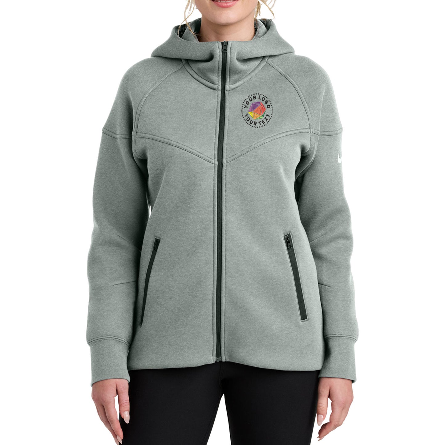 Nike Custom Embroidered Women’s Tech Fleece Full-Zip Hoodie - NKFQ4798