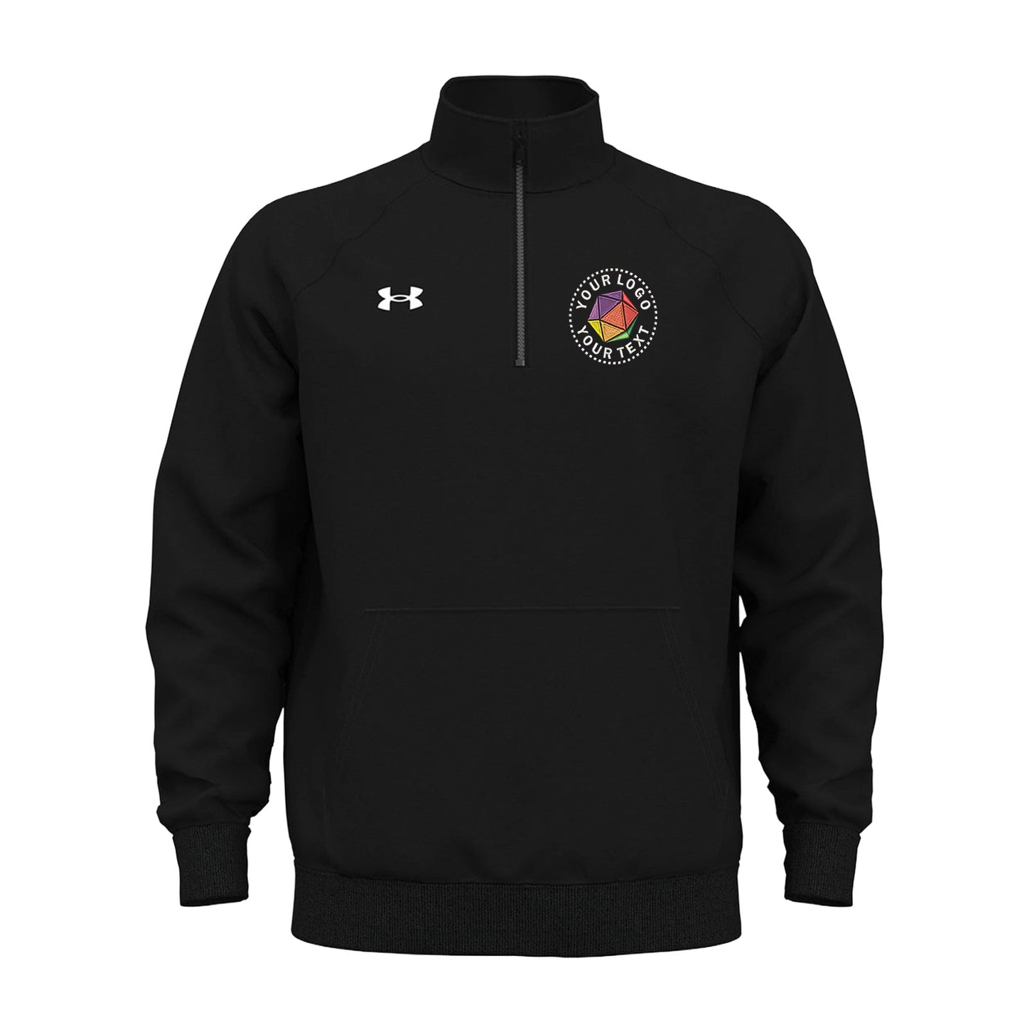 Under Armour Custom Embroidered Men's Rival Fleece Quarter-Zip Pullover - 1386016