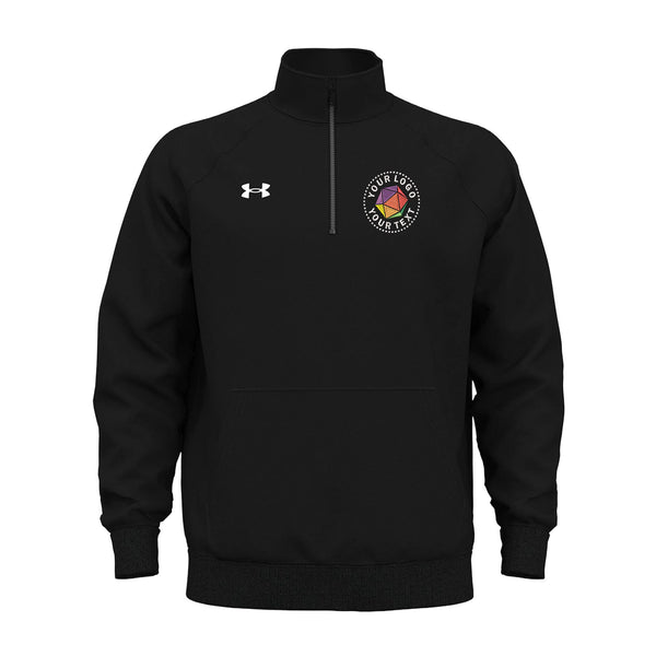 Under Armour Custom Embroidered Men's Rival Fleece Quarter-Zip Pullover - 1386016