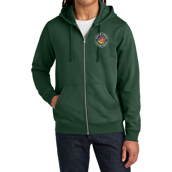 Stanley/Stella Unisex Custom Embroidered Mixer Full-Zip Hooded Sweatshirt - SXU011