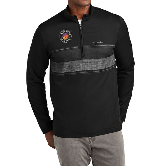 TravisMathew Custom Embroidered Balboa Chest Stripe 1/4-Zip - TM1MZ340