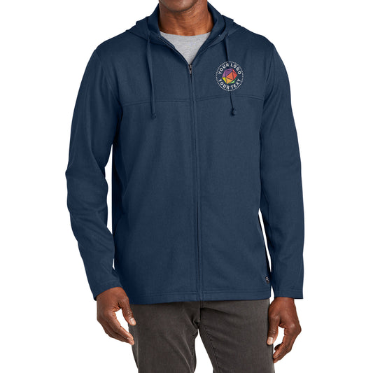 TravisMathew Custom Embroidered Balboa Hooded Full-Zip Jacket - TM1MZ338