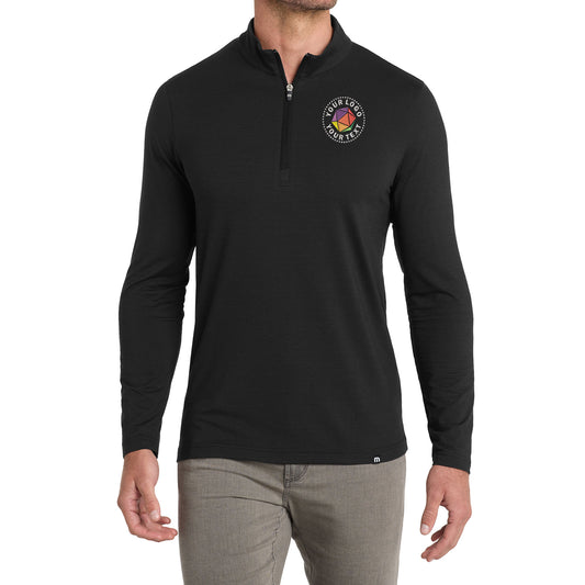 TravisMathew Custom Embroidered Crestview 1/4-Zip - TM1MW452